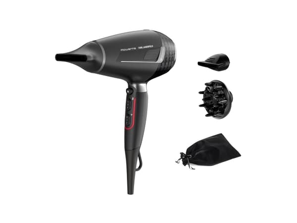 Rowenta K/Pro Stylist CV888L, Keratin & Shine, AC, Svart, Krom, Hängögla, 1,8 m, Kina
