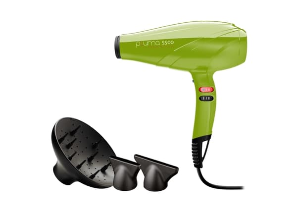 Hiustenkuivaaja Pluma AC GA.MA, 2400W vihreä 2 suutinta ja diffuusori (SH1603)