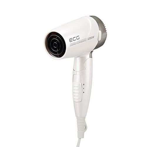 ECG VV 1200 resehårtork, silver, storlek S