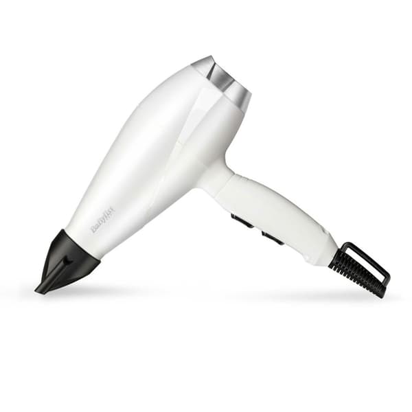 BaByliss 6704WE hårtørrer 2000 W Sort, Hvid