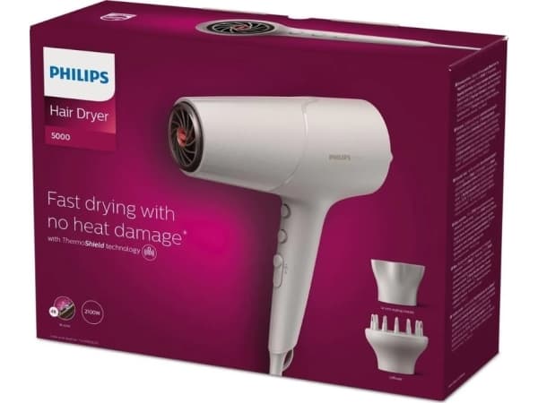 Philips 5000 series BHD501/20 Hårtork, ?DC, Vit, Hängögla, 2100 W, 220-240 V