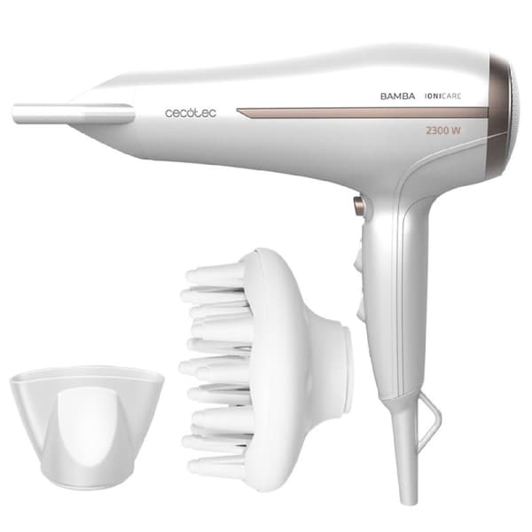 Cecotec DC hair dryer, 2300 W, with ionizing function and great flow rate.