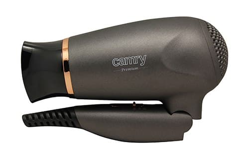 Camry | Hårtørrer | CR 2261 | 1400 W | Antal temperaturindstillinger 2 | Metallic Grå/Guld