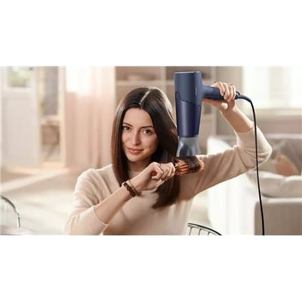 Philips | Hårtørrer | BHD510/00 | 2300 W | Antal temperaturindstillinger 3 | Ionisk funktion | Diffusermundstykke | Blå/metal