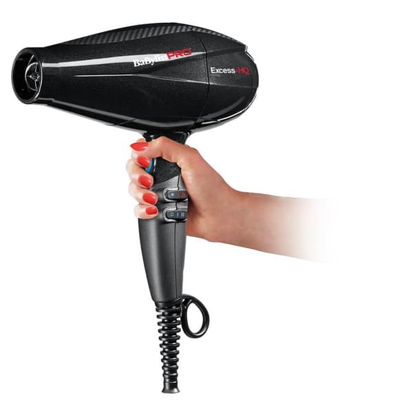 BaBylissPRO Excess-HQ hårtørrer 2600 W Sort