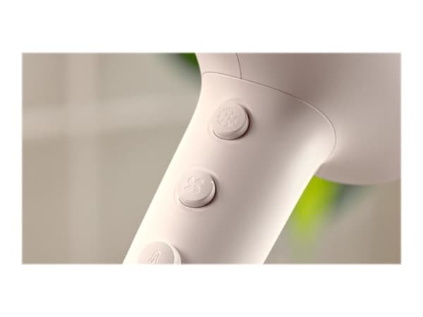 Philips vit/metallisk hårfön BHD500