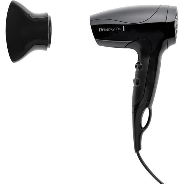 Kompakt hårtork - REMINGTON - D5000 - 2000 W - 2 hastigheter - Svart