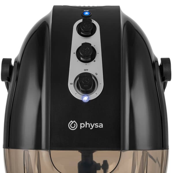 Torkhuv - Med jonisk funktion och stativ - 1000 W - Svart - 70 °C - physa