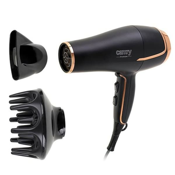 Hårtork Adler CR 2255 Svart Guld 2000 W