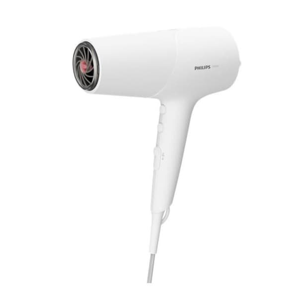 PHILIPS BHD500/00 5000 Series Hårtork - 2100W - DC-motor - 6 hastigheter/T° - jonisk funktion - kall luft - Vit