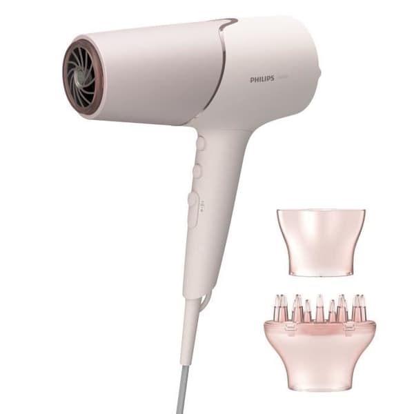 Philips 5000 series BHD530-00 hårtork 2300 W Rosa, Vit Rosa, Vit