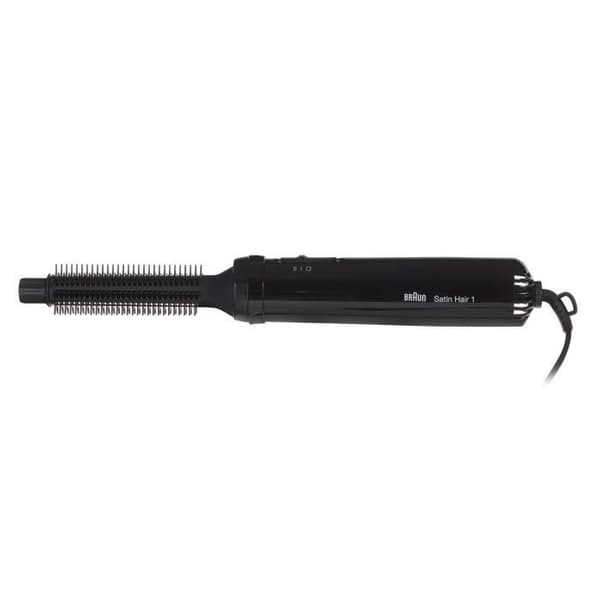 BRAUN SATIN HAIR 1 AS 110, VARMLUFTSBORSTE (SVART)