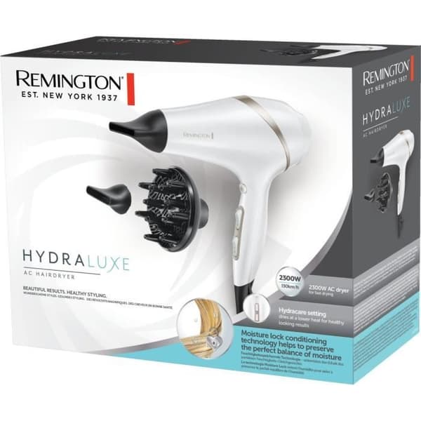 Hydraluxe 2300W hårtork - REMINGTON - AC8901 - Bevarar hårets återfuktning - Jonisk