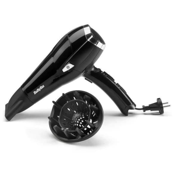 Babyliss D374DE Cordkeeper 2000 hårtork med jonisk teknologi och utdragbar sladd