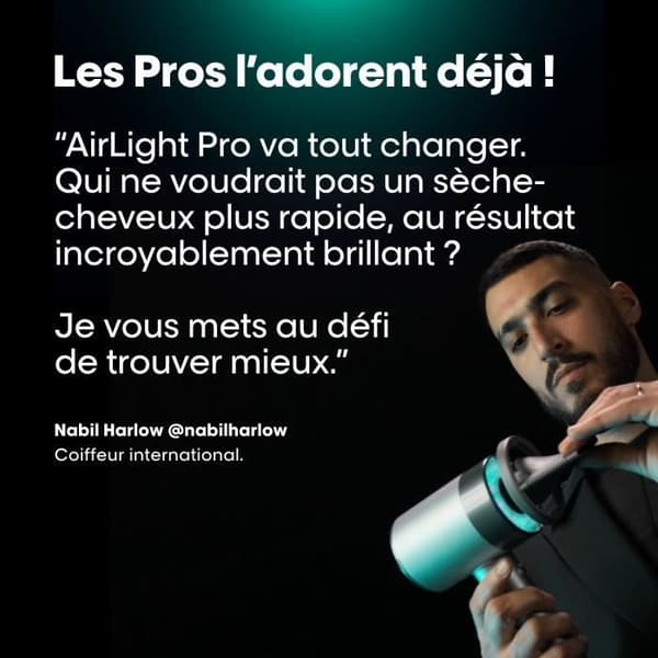 Hårtork - L'Oréal Professionnel - AIRLIGHT PRO - Infrarött ljus