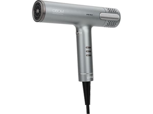 Hiustenkuivaaja Osom Professional Hiustenkuivaaja LUXE OSOMPF08GB, 1500 W, siniharmaa