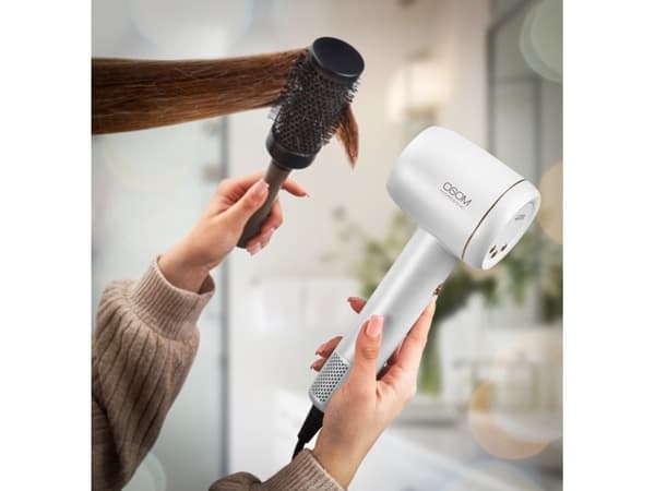 Suszarka Osom Professional hårføner LUNA OSOMPF7S, 1600 W, hvit