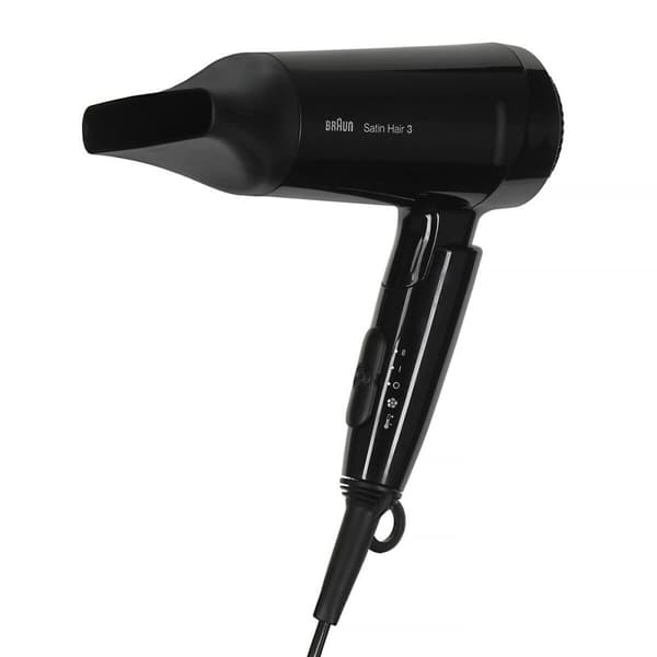 Hiustenkuivaaja Braun Satin Hair 3 Style&Go Musta 1600 W
