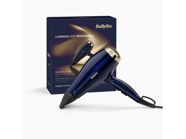 BaByliss Black Onyx hårfön