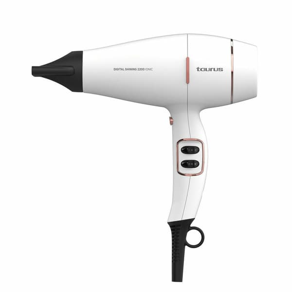 Hårtork Taurus Digital Shining Vit 2200 W Vit