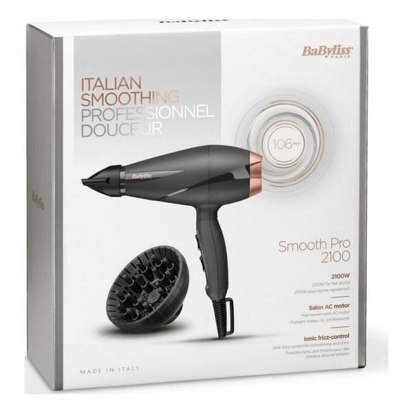 Hårtørrer Babyliss 6709DE 2100 W Sort Mørkegrå