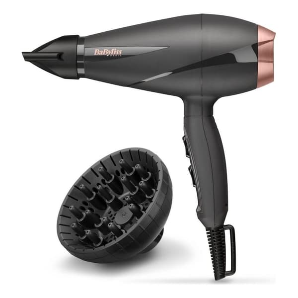 Hårtørrer Babyliss 6709DE 2100 W Sort Mørkegrå