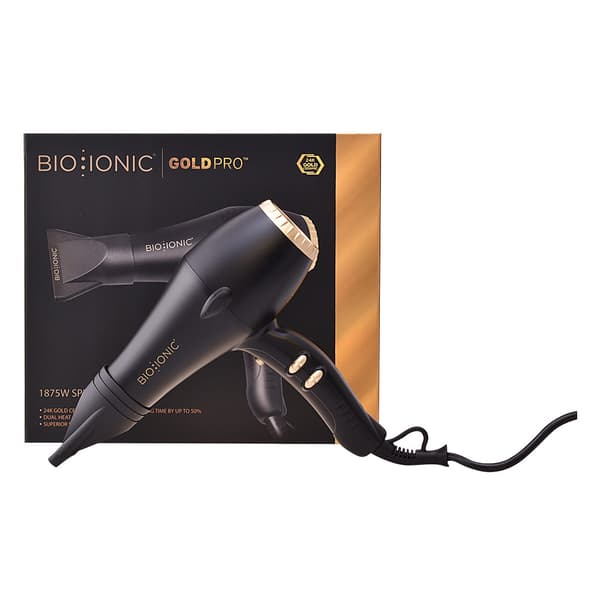 BIO IONIC GOLDPRO dryer 1 u Sort, Gull