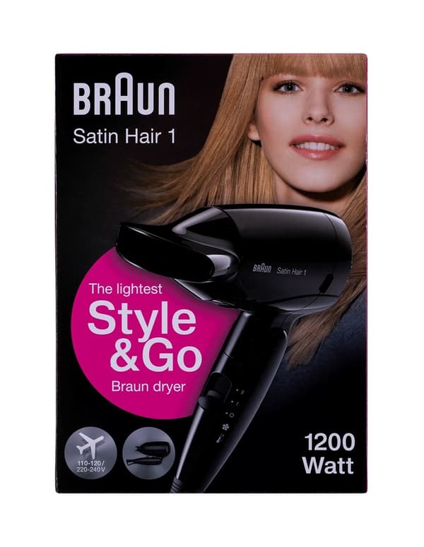 Braun HD130 hårtork 1200 W Svart