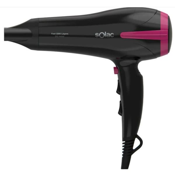 Hårtork Solac SH7091FAST 2200 LEGERE 2200 W Svart, Violett