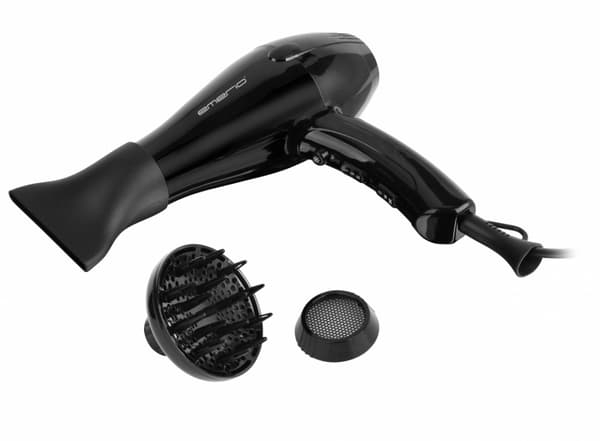 Emerio Hårføner HD-122192 Sort