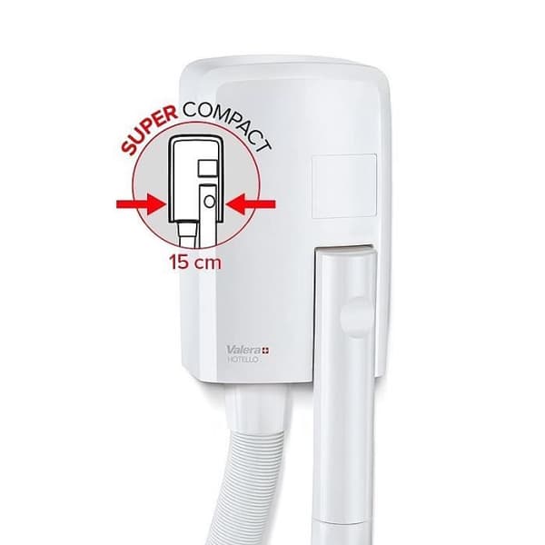 Valera 832.02-T Hotello Super White professionell hårtork med en effekt på 1400 W