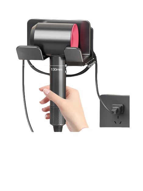 INF Dyson Hårtørrerholder, Aluminium Vægmontering