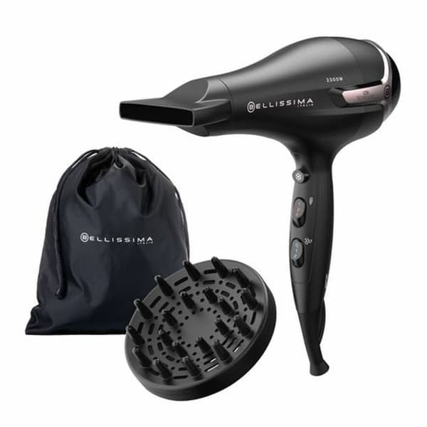 Hårtork Bellissima K9 2500DC Svart / roséguld 2300 W Svart, Rosa