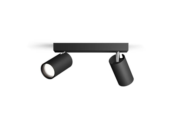 Philips 8720169298996, Skena för spotlight, GU10, 2 lampor, LED, 220-240 V, Svart Svart