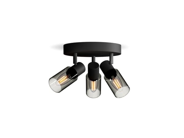 Philips 8720169299351, Spotlight på skinne, E14, 3 ampuller, LED, 220-240 V, Sort Sort