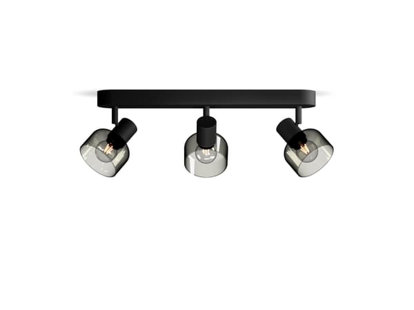 Philips 8720169299610, Spotlight på skinne, E14, 3 ampuller, LED, 220-240 V, Sort Sort