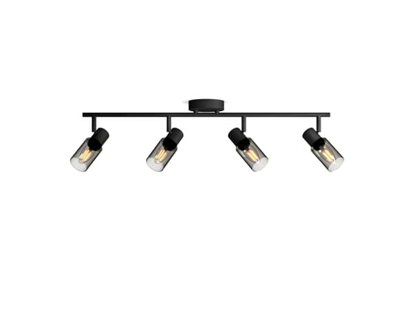 Philips 8720169299337, Spotlight på skinne, E14, 4 ampuller, LED, 220-240 V, Sort Sort