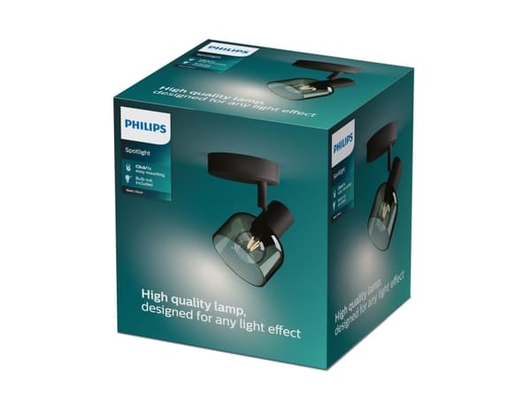 Philips 8720169299573, Skena för spotlight, E14, 1 lampor, LED, 220-240 V, Svart