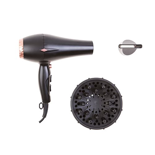 AD 2244 2000W ION Hårtørrer + Diffuser + AC Motor
