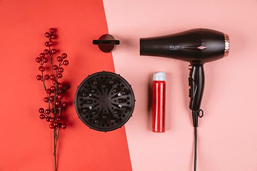 AD 2244 2000W ION Hårtørrer + Diffuser + AC Motor