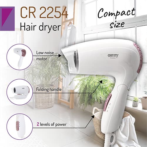 CR 2254 Hårtork 1200W