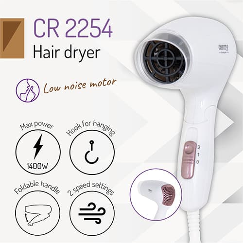 CR 2254 Hårtork 1200W