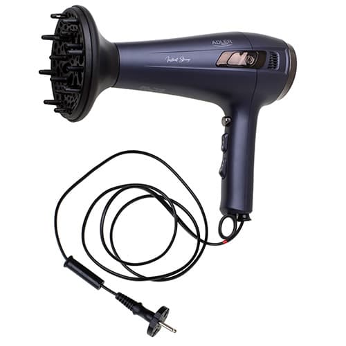 AD 2273 hiustenkuivain sisäänvedettävällä johdolla - 2400W + diffuusori