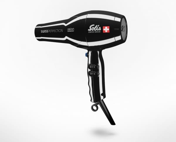 Solis Swiss Perfection 440 Musta hiustenkuivaaja