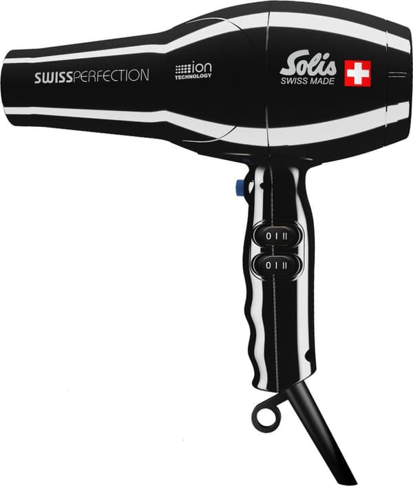 Solis Swiss Perfection 440 Musta hiustenkuivaaja