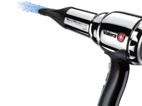 Valera Hair Dryer Swiss Metal Master Light Hopea, musta musta, Kromi