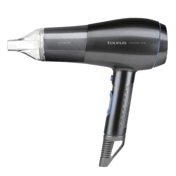 Hårtork - TAURUS - Lyss 2300 Ionic - 2200W - 2 hastigheter - 3 temperaturer