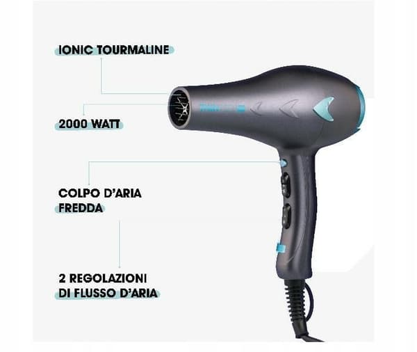 B336 LaborPro professionel hårtørrer med ionisering