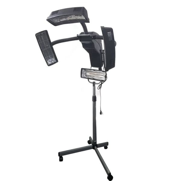 220V Huvudbonadstork, 950W Effekt, 4 Justerbara Ljus,svart