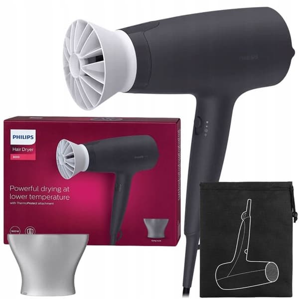 Hårfön Philips BHD302/10 + väska